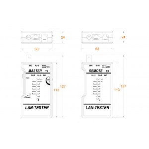 Hyperline HL-NCT1 Тестер LT-100 для витой пары, коаксиала, телефона (кож.зам.чехол) Hyperline HL-NCT1 Тестер LT-100 для витой пары, коаксиала, телефона (кож.зам.чехол)