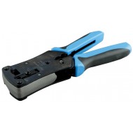 Hyperline HT-N468B Инструмент обжимной для RJ-45, RJ-12, RJ-11, профессиональный
