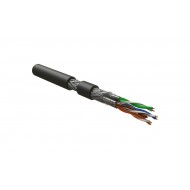 Hyperline ISFTP4-C6A-P23/7-SHF1-BK (500 м) Кабель для сетей Industrial Ethernet, категория 6A, 4x2x23 AWG, многопроволочные жилы (patch), S/FTP, SHF1, черный