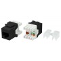 Hyperline KJ8-8P8C-C6-180-BK Вставка Keystone Jack RJ-45(8P8C), категория 6, тип 180 градусов, черная Hyperline KJ8-8P8C-C6-180-BK Вставка Keystone Jack RJ-45(8P8C), категория 6, тип 180 градусов, черная