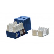 Hyperline KJ9-8P8C-C5e-90-BL Вставка Keystone Jack RJ-45(8P8C), категория 5e, синяя