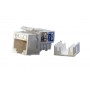 Hyperline KJ9-8P8C-C6-90-WH Вставка Keystone Jack RJ-45(8P8C), категория 6, белая Hyperline KJ9-8P8C-C6-90-WH Вставка Keystone Jack RJ-45(8P8C), категория 6, белая