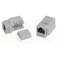 Hyperline KJNE-8P8C-C6A-90-BL Вставка Keystone Jack RJ-45(8P8C), категория 6A, 110 IDC, заделка с помощью NE-TOOL, синяя