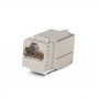 Hyperline KJNE-8P8C-C6A-90-SH-F-WH Вставка Keystone Jack RJ-45(8P8C), категория 6A, экранированная, 110 IDC, заделка с помощью NE-TOOL, белая Hyperline KJNE-8P8C-C6A-90-SH-F-WH Вставка Keystone Jack RJ-45(8P8C), категория 6A, экранированная, 110 IDC, заделка с помощью NE-TOOL, белая