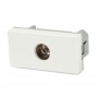 Hyperline M45/2-PAL-WH Модуль розетки TV, 1М, 45x22.5мм, белый Hyperline M45/2-PAL-WH Модуль розетки TV, 1М, 45x22.5мм, белый