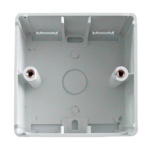 Hyperline MB-E-35 Коробка для настенного монтажа 80x80x45 мм, французский стандарт Hyperline MB-E-35 Коробка для настенного монтажа 80x80x45 мм, французский стандарт