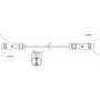 Hyperline PC-110-110-2P-C5-1M-LSZH-GY Патч-корд 110 тип-110 тип, 2 пары, Cat.5, LSZH, 1 м, серый Hyperline PC-110-110-2P-C5-1M-LSZH-GY Патч-корд 110 тип-110 тип, 2 пары, Cat.5, LSZH, 1 м, серый