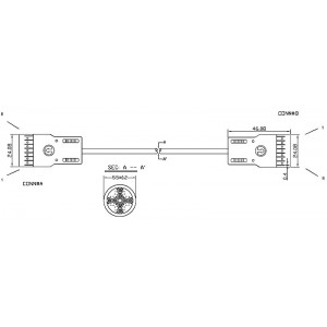 Hyperline PC-110-110-4P-C5e-1M-LSZH-GY Патч-корд 110 тип-110 тип, 4 пары, Cat.5e, LSZH, 1 м, серый Hyperline PC-110-110-4P-C5e-1M-LSZH-GY Патч-корд 110 тип-110 тип, 4 пары, Cat.5e, LSZH, 1 м, серый