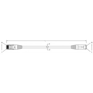 Hyperline PC-LPM-SFTP-RJ45-RJ45-C5e-0.5M-LSZH-GY Патч-корд SF/UTP, экранированный, Cat.5e (100% Fluke Component Tested), LSZH, 0.5 м, серый Hyperline PC-LPM-SFTP-RJ45-RJ45-C5e-0.5M-LSZH-GY Патч-корд SF/UTP, экранированный, Cat.5e (100% Fluke Component Tested), LSZH, 0.5 м, серый