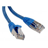 Hyperline PC-LPM-STP-RJ45-RJ45-C5e-0.5M-LSZH-BL Патч-корд F/UTP, экранированный, Cat.5e (100% Fluke Component Tested), LSZH, 0.5 м, синий
