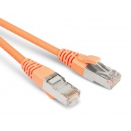 Hyperline PC-LPM-STP-RJ45-RJ45-C5e-0.5M-LSZH-OR Патч-корд F/UTP, экранированный, Cat.5e (100% Fluke Component Tested), LSZH, 0.5 м, оранжевый