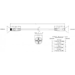 Hyperline PC-LPM-UTP-RJ45-REV-RJ45-C5e-1M-LSZH-GY Реверсивный Патч-корд U/UTP, Cat.5e (100% Fluke Component Tested), LSZH, 1 м, серый Hyperline PC-LPM-UTP-RJ45-REV-RJ45-C5e-1M-LSZH-GY Реверсивный Патч-корд U/UTP, Cat.5e (100% Fluke Component Tested), LSZH, 1 м, серый