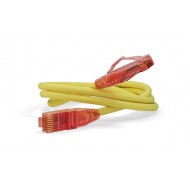 Hyperline PC-LPM-UTP-RJ45-RJ45-C5e-0.15M-LSZH-YL Патч-корд U/UTP, Cat.5е (100% Fluke Component Tested), LSZH, 0.15 м, желтый