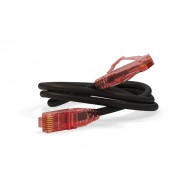 Hyperline PC-LPM-UTP-RJ45-RJ45-C5e-0.5M-LSZH-BK Патч-корд U/UTP, Cat.5e (100% Fluke Component Tested), LSZH, 0.5 м, черный