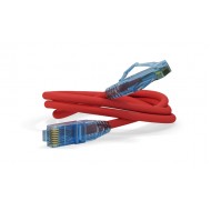 Hyperline PC-LPM-UTP-RJ45-RJ45-C6-3M-LSZH-RD Патч-корд U/UTP, Cat.6 (100% Fluke Component Tested), LSZH, 3 м, красный