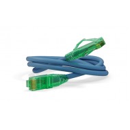 Hyperline PC-LPM-UTP-RJ45-RJ45-C6a-15M-LSZH-BL Патч-корд U/UTP, Cat.6a (100% Fluke Component Tested) 10G, LSZH, 15 м, синий