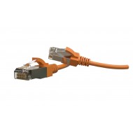 Hyperline PC-LPT-SFTP-RJ45-RJ45-C6-1M-LSZH-OR Патч-корд S/FTP, экранированный, категория 6 (100% Fluke Component Tested), 28AWG, LSZH, 1 м, оранжевый