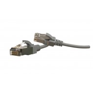 Hyperline PC-LPT-SFTP-RJ45-RJ45-C6-2M-LSZH-GY Патч-корд S/FTP, экранированный, категория 6 (100% Fluke Component Tested), 28AWG, LSZH, 2 м, серый
