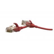 Hyperline PC-LPT-UTP-RJ45-RJ45-C6-2M-LSZH-RD Патч-корд U/UTP, категория 6 (100% Fluke Component Tested), 28AWG, LSZH, 2 м, красный
