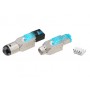 Hyperline PLUD-8P8C-S-C8-SH Разъем полевой оконцовки RJ-45 (8P8C) под витую пару, для одножильного кабеля, toolless, категория 8, экранированный, накручивающийся хвостовик, IDC Hyperline PLUD-8P8C-S-C8-SH Разъем полевой оконцовки RJ-45 (8P8C) под витую пару, для одножильного кабеля, toolless, категория 8, экранированный, накручивающийся хвостовик, IDC