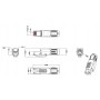 Hyperline PLUD-8P8C-S-C8-SH Разъем полевой оконцовки RJ-45 (8P8C) под витую пару, для одножильного кабеля, toolless, категория 8, экранированный, накручивающийся хвостовик, IDC Hyperline PLUD-8P8C-S-C8-SH Разъем полевой оконцовки RJ-45 (8P8C) под витую пару, для одножильного кабеля, toolless, категория 8, экранированный, накручивающийся хвостовик, IDC