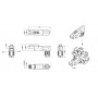 Hyperline PLUD-A-8P8C-S-C6A-SH Разъем полевой оконцовки RJ-45 (8P8C) под витую пару, угловой, для одножильного кабеля, toolless, категория 6A, экранированный, накручивающийся хвостовик, IDC Hyperline PLUD-A-8P8C-S-C6A-SH Разъем полевой оконцовки RJ-45 (8P8C) под витую пару, угловой, для одножильного кабеля, toolless, категория 6A, экранированный, накручивающийся хвостовик, IDC