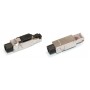 Hyperline PLUF-8P8C-S-C6A-SH Разъем RJ-45 (8P8C) под витую пару, полевая заделка, категория 6A, экранированный, для одножильного кабеля (внешний диаметр кабеля 6-8 мм, 23-26 AWG), накручивающийся хвостовик Hyperline PLUF-8P8C-S-C6A-SH Разъем RJ-45 (8P8C) под витую пару, полевая заделка, категория 6A, экранированный, для одножильного кабеля (внешний диаметр кабеля 6-8 мм, 23-26 AWG), накручивающийся хвостовик
