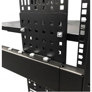 Hyperline PMV2-RAL9005 Кронштейн для крепления кабельного организатора-лотка CDV в стойки серий ORK и ORL (3 шт. в комплекте) Hyperline PMV2-RAL9005 Кронштейн для крепления кабельного организатора-лотка CDV в стойки серий ORK и ORL (3 шт. в комплекте)