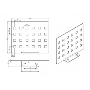 Hyperline PMV2-RAL9005 Кронштейн для крепления кабельного организатора-лотка CDV в стойки серий ORK и ORL (3 шт. в комплекте) Hyperline PMV2-RAL9005 Кронштейн для крепления кабельного организатора-лотка CDV в стойки серий ORK и ORL (3 шт. в комплекте)