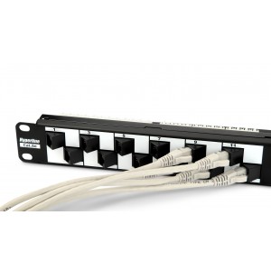 Hyperline PP2A-19-24S-8P8C-C5E-110 Патч-панель 19, 1U, с угловыми портами, 24 порта RJ-45, категория 5e, Dual IDC Hyperline PP2A-19-24S-8P8C-C5E-110 Патч-панель 19, 1U, с угловыми портами, 24 порта RJ-45, категория 5e, Dual IDC