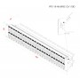 Hyperline PP3-19-48-8P8C-C6-110D Патч-панель 19, 2U, 48 портов RJ-45, категория 6, Dual IDC, ROHS, цвет черный (задний кабельный организатор в комплекте) Hyperline PP3-19-48-8P8C-C6-110D Патч-панель 19, 2U, 48 портов RJ-45, категория 6, Dual IDC, ROHS, цвет черный (задний кабельный организатор в комплекте)