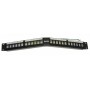 Hyperline PPBL4A-19-24-SH-RM Модульная патч-панель 19, 24 порта, угловая, 1U, для экранированных и неэкранированных модулей Keystone Jack, со съемными панелями, с задним кабельным организатором (без модулей) Hyperline PPBL4A-19-24-SH-RM Модульная патч-панель 19, 24 порта, угловая, 1U, для экранированных и неэкранированных модулей Keystone Jack, со съемными панелями, с задним кабельным организатором (без модулей)