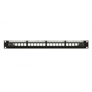 Hyperline PPBL6-19-24-RM Модульная патч-панель 19, 24 порта, 4 съемные панели по 6 модулей, 1U, для неэкранированных модулей, с задним кабельным организатором (без модулей) Hyperline PPBL6-19-24-RM Модульная патч-панель 19, 24 порта, 4 съемные панели по 6 модулей, 1U, для неэкранированных модулей, с задним кабельным организатором (без модулей)