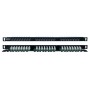 Hyperline PPHD-19-24-8P8C-C5E-110D Патч-панель высокой плотности 19, 0.5U, 24 порта RJ-45, категория 5E, Dual IDC Hyperline PPHD-19-24-8P8C-C5E-110D Патч-панель высокой плотности 19, 0.5U, 24 порта RJ-45, категория 5E, Dual IDC