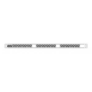 Hyperline PPHD-19-24-8P8C-C5E-110D Патч-панель высокой плотности 19, 0.5U, 24 порта RJ-45, категория 5E, Dual IDC Hyperline PPHD-19-24-8P8C-C5E-110D Патч-панель высокой плотности 19, 0.5U, 24 порта RJ-45, категория 5E, Dual IDC