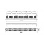 Hyperline PPHD-19-48-8P8C-C6A-110D Патч-панель высокой плотности 19, 1U, 48 портов RJ-45, неэкранированная, категория 6A, Dual IDC Hyperline PPHD-19-48-8P8C-C6A-110D Патч-панель высокой плотности 19, 1U, 48 портов RJ-45, неэкранированная, категория 6A, Dual IDC