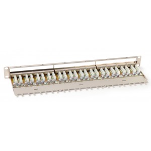 Hyperline PPHD-19-48-8P8C-C6A-SH-110D Патч-панель высокой плотности 19, 1U, 48 портов RJ-45, полный экран, категория 6A, Dual IDC Hyperline PPHD-19-48-8P8C-C6A-SH-110D Патч-панель высокой плотности 19, 1U, 48 портов RJ-45, полный экран, категория 6A, Dual IDC