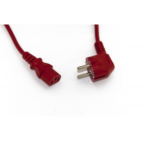 Hyperline PWC-IEC13-SHM-5.0-RD Кабель питания компьютера (Schuko+C13) (3x1.0), 10A, угловая вилка, 5м, цвет красный (ПВС-АП-3*1,0-250-S22C13-10-5,0 ГОСТ 28244-96) Hyperline PWC-IEC13-SHM-5.0-RD Кабель питания компьютера (Schuko+C13) (3x1.0), 10A, угловая вилка, 5м, цвет красный (ПВС-АП-3*1,0-250-S22C13-10-5,0 ГОСТ 28244-96)