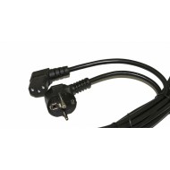Hyperline PWC-IEC13A-SHM-1.8-BK Кабель питания компьютера (Schuko+C13 (угловая)) (3x0.75), 10A, угловая вилка, 1.8м, цвет черный (ПВС-АП-3*0,75-250-S22C13S-10-1,8 ГОСТ 28244-96)