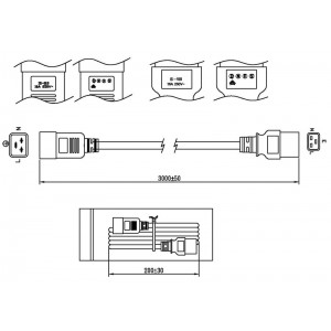 Hyperline PWC-IEC19-IEC20-5.0-BK Кабель питания IEC 320 C19 - IEC 320 C20 (3x1.5), прямая вилка, 16A, 5м, цвет черный (ПВС-АП-3*1,5-250-C19C20-16-5,0 ГОСТ 30851.1-2002 (МЭК 60320-1:1994)) Hyperline PWC-IEC19-IEC20-5.0-BK Кабель питания IEC 320 C19 - IEC 320 C20 (3x1.5), прямая вилка, 16A, 5м, цвет черный (ПВС-АП-3*1,5-250-C19C20-16-5,0 ГОСТ 30851.1-2002 (МЭК 60320-1:1994))