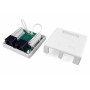 Hyperline SB1-2-8P8C-C5e-WH Розетка компьютерная RJ-45(8P8C), категория 5e, двойная, внешняя, Dual IDC Hyperline SB1-2-8P8C-C5e-WH Розетка компьютерная RJ-45(8P8C), категория 5e, двойная, внешняя, Dual IDC