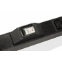 Hyperline SHE-18IEC-6BIEC-3V-3PVR Блок розеток, вертикальный, 3 блока по 6 розеток IEC320 С13 + 2 розетки IEC320 С19 + авт. выключатель, кабель питания 3м (5х6.0мм2) с вилкой IEC 60309 32A (3P+N+E), 380В, 1556х68х44.4мм (ДхШхВ), корпус алюминий, черный Hyperline SHE-18IEC-6BIEC-3V-3PVR Блок розеток, вертикальный, 3 блока по 6 розеток IEC320 С13 + 2 розетки IEC320 С19 + авт. выключатель, кабель питания 3м (5х6.0мм2) с вилкой IEC 60309 32A (3P+N+E), 380В, 1556х68х44.4мм (ДхШхВ), корпус алюминий, черный