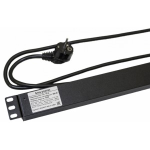 Hyperline SHE-9SH-3IEC-S-2.5EU Блок розеток, вертикальный, 9 розеток Schuko, 3 розетки IEC320 C13, выключатель с подсветкой, кабель питания 2.5м (3х1.5мм2) с вилкой Schuko 16А, 250В, 723x44.4x44.4 мм (ДхШхВ), корпус алюминий, черный Hyperline SHE-9SH-3IEC-S-2.5EU Блок розеток, вертикальный, 9 розеток Schuko, 3 розетки IEC320 C13, выключатель с подсветкой, кабель питания 2.5м (3х1.5мм2) с вилкой Schuko 16А, 250В, 723x44.4x44.4 мм (ДхШхВ), корпус алюминий, черный