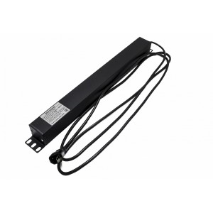 Hyperline SHE19-12IEC-2.5IEC Блок розеток для 19 шкафов, горизонтальный, 12 розеток IEC320 C13, кабель питания 2.5м (3х1.0мм2) с вилкой IEC320 C14 10A, 250В, 482.6x44.4x44.4мм (ШхГхВ), корпус алюминий, черный Hyperline SHE19-12IEC-2.5IEC Блок розеток для 19 шкафов, горизонтальный, 12 розеток IEC320 C13, кабель питания 2.5м (3х1.0мм2) с вилкой IEC320 C14 10A, 250В, 482.6x44.4x44.4мм (ШхГхВ), корпус алюминий, черный