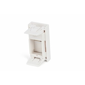 Hyperline SIP2-1K-M45-22.5 Вставка 45x22,5 (аналог Mosaic) для 1 модуля формата Keystone Jack, со шторкой Hyperline SIP2-1K-M45-22.5 Вставка 45x22,5 (аналог Mosaic) для 1 модуля формата Keystone Jack, со шторкой