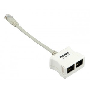 Hyperline SPL-YT4-E2-E2 Разветвитель RJ-45 4Pr.T568A/T568B -> 2 x 2Pr.10BASE-T Hyperline SPL-YT4-E2-E2 Разветвитель RJ-45 4Pr.T568A/T568B -> 2 x 2Pr.10BASE-T