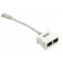 Hyperline SPL-YT4-E2-E2 Разветвитель RJ-45 4Pr.T568A/T568B -> 2 x 2Pr.10BASE-T Hyperline SPL-YT4-E2-E2 Разветвитель RJ-45 4Pr.T568A/T568B -> 2 x 2Pr.10BASE-T