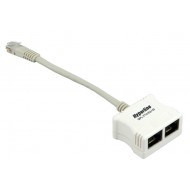 Hyperline SPL-YT4-E2-U2 Разветвитель RJ-45 4Pr.T568A/T568B -> 2Pr.10BASE + 2Pr.USOC