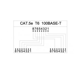 Hyperline SPL-YT4-E2-U2 Разветвитель RJ-45 4Pr.T568A/T568B -> 2Pr.10BASE + 2Pr.USOC Hyperline SPL-YT4-E2-U2 Разветвитель RJ-45 4Pr.T568A/T568B -> 2Pr.10BASE + 2Pr.USOC