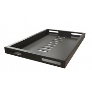 Hyperline SSH3-180-RAL9005 Полка для 10 шкафов TDC/TDB 272 x 180 мм, уст. размер 254 мм, цвет черный (RAL 9005)